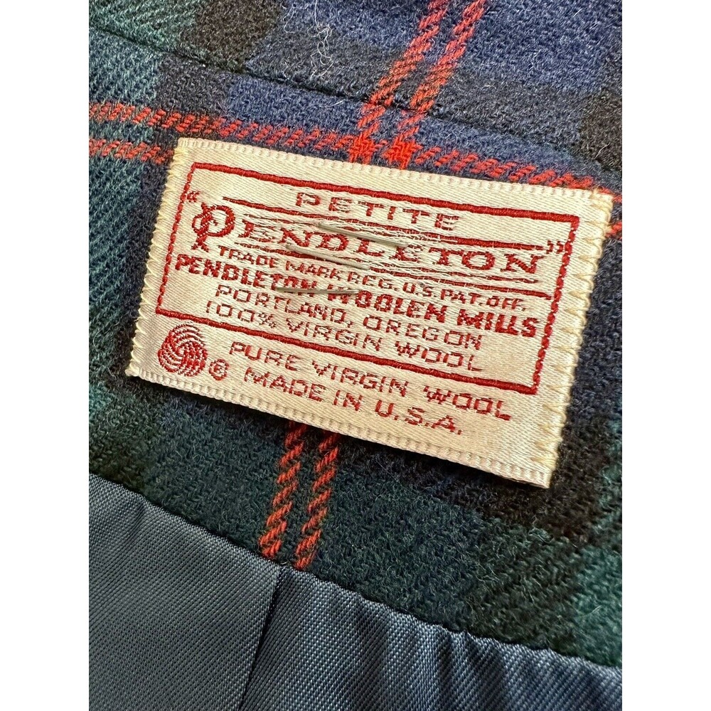 Pendleton Mills Plaid Multicolored Checkered Plai… - image 3